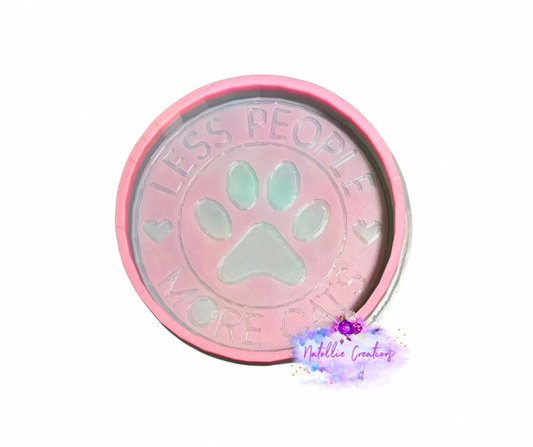 Less People More Cats Freshie Silicone Mold