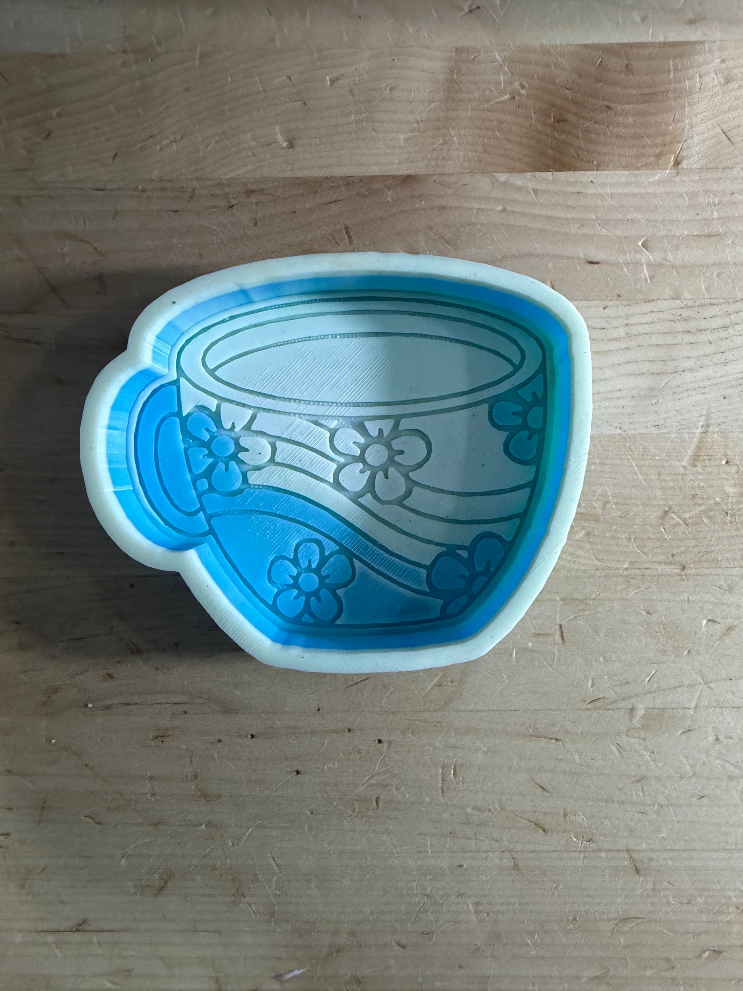 B GRADE - floral mug
