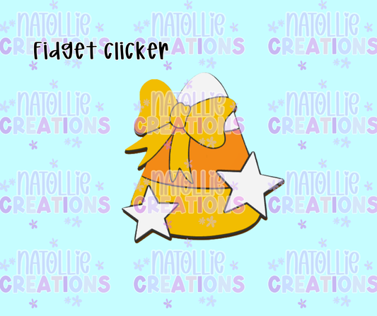 Bow Candycorn Clicker Fidget