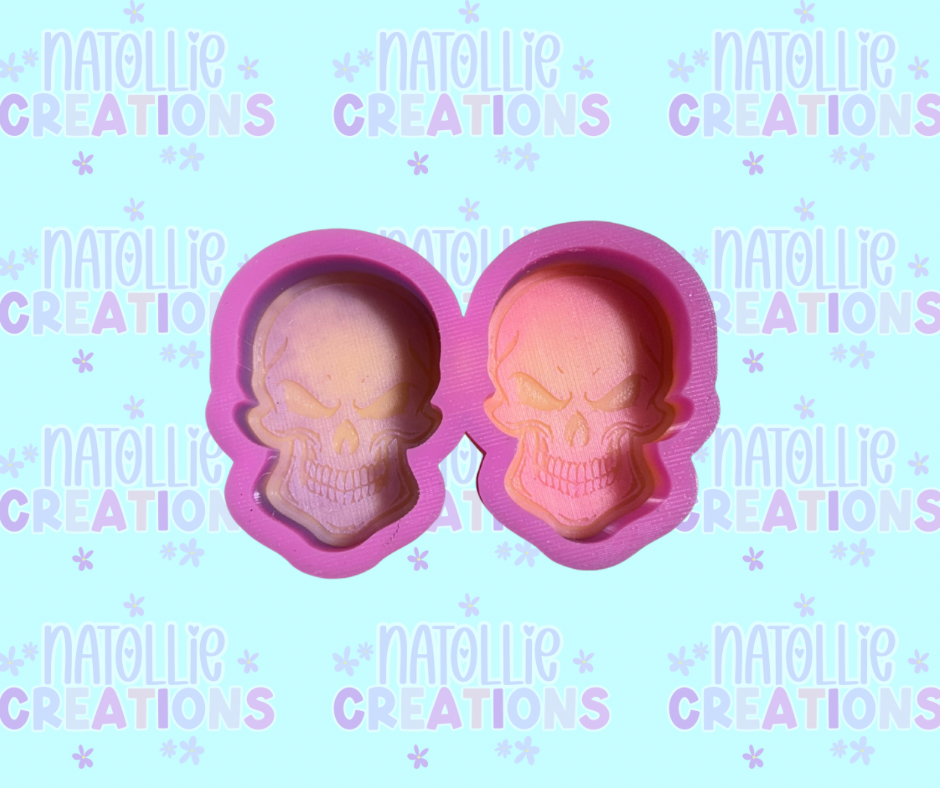 Skull Vent Clip Freshie Silicone Mold