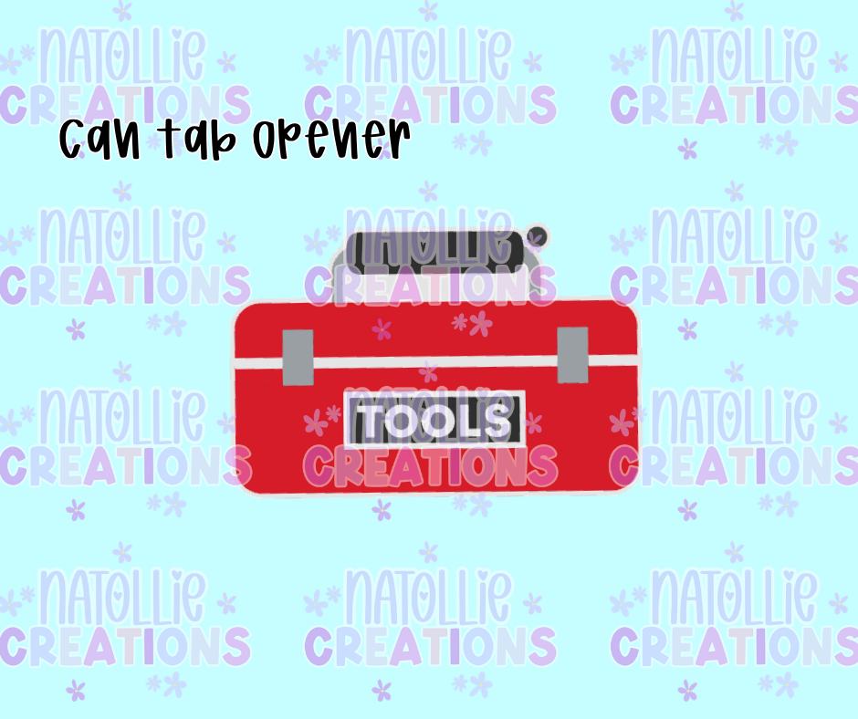 Toolbox Can Tab Opener Keychain