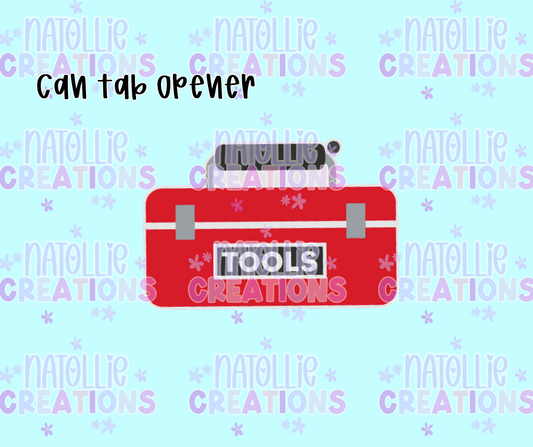 Toolbox Can Tab Opener Keychain