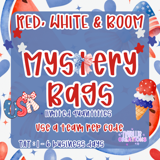 Red, White & Boom Themed Mystery Bags