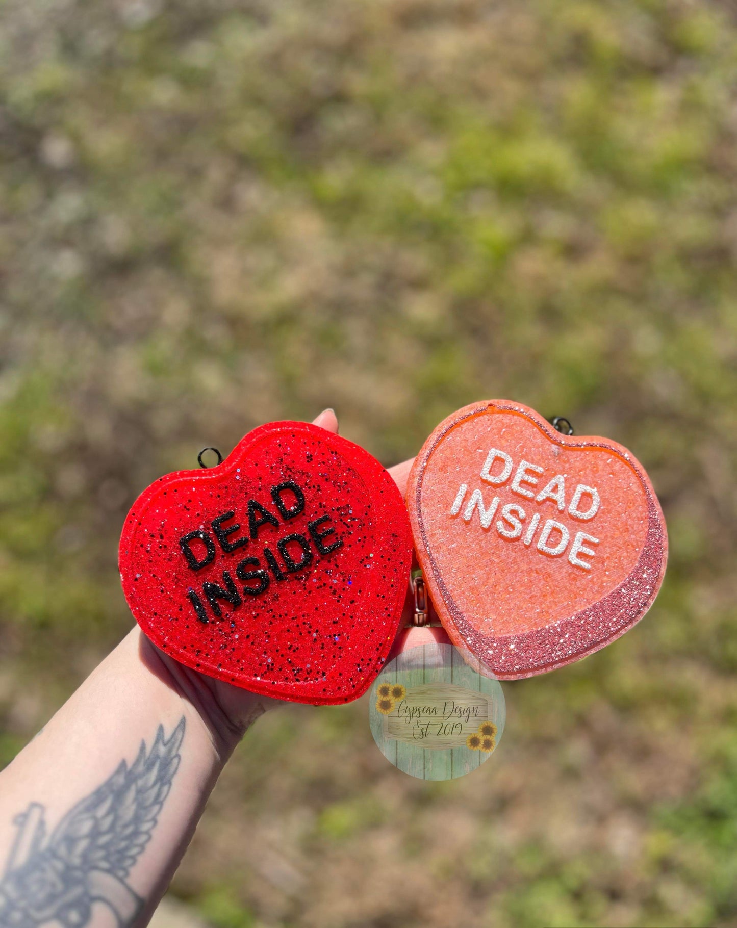 Dead Inside Heart Freshie Silicone Mold