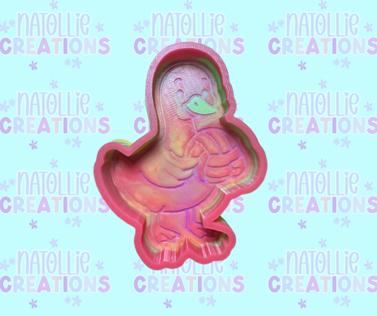 Goose W/ Volleyball Freshie Silicone Mold