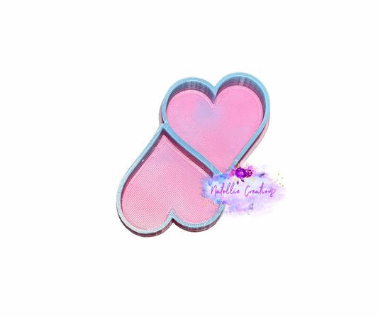 Poker Heart Vent Clip Freshie Silicone Mold