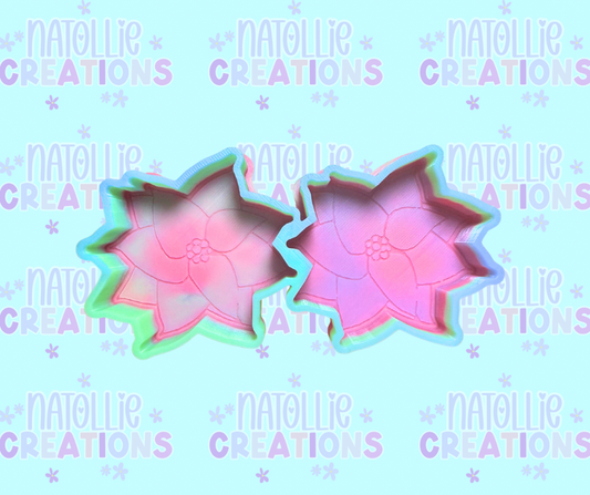 Poinsettia Vent Clip Freshie Silicone Mold