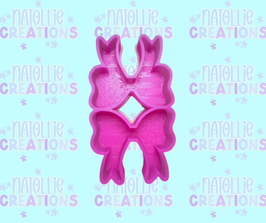 Flag Bow Vent Clip Freshie Silicone Mold