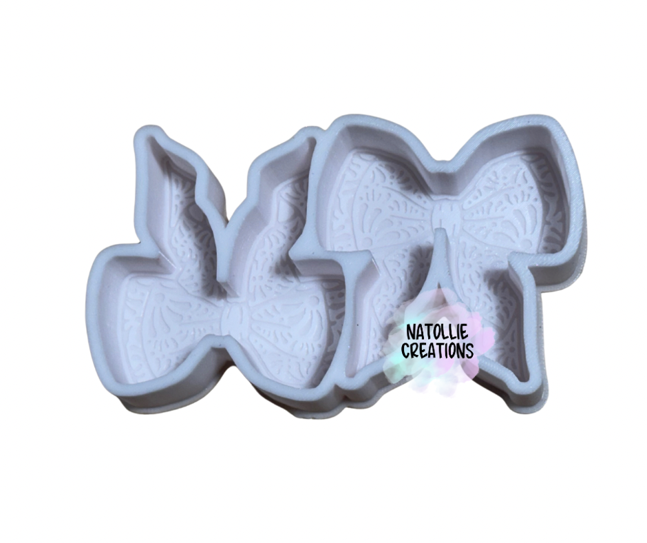 Talavera Bow Vent Clip Freshie Silicone Mold