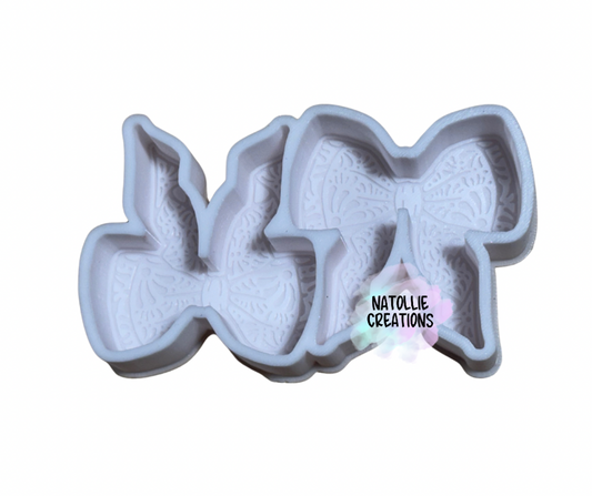 Talavera Bow Vent Clip Freshie Silicone Mold