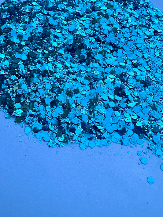 Blue Dusk Chunky Mix Glitter