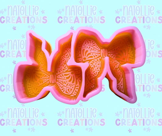 Talavera Bow Vent Clip Freshie Silicone Mold