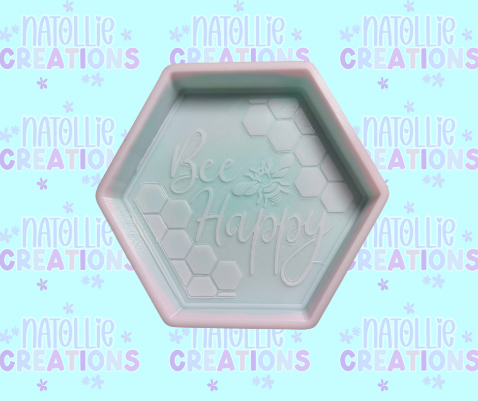 Bee Happy Freshie Silicone Mold