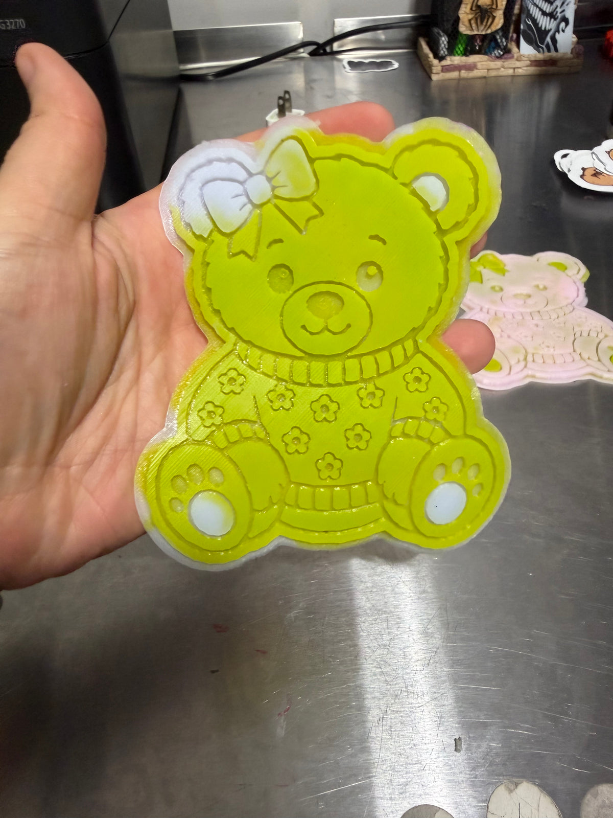 B GRADE INSERT - floral bear