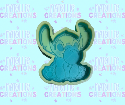 Bubble Blue Alien Freshie Silicone Mold
