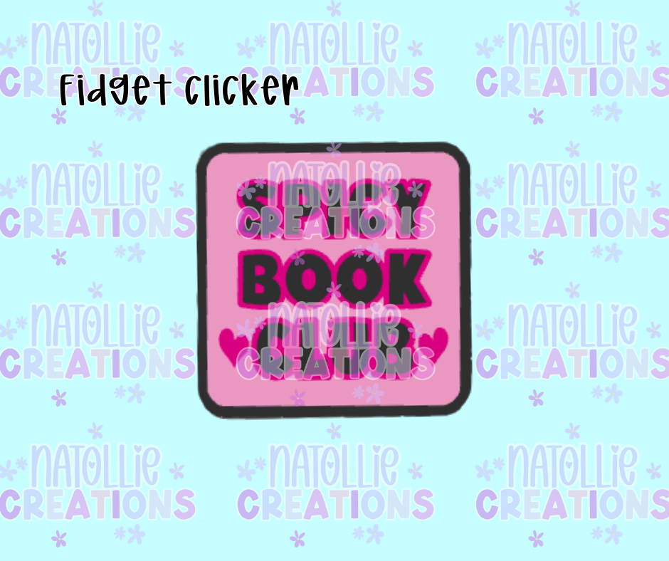 Spicy Book Club Clicker Fidget