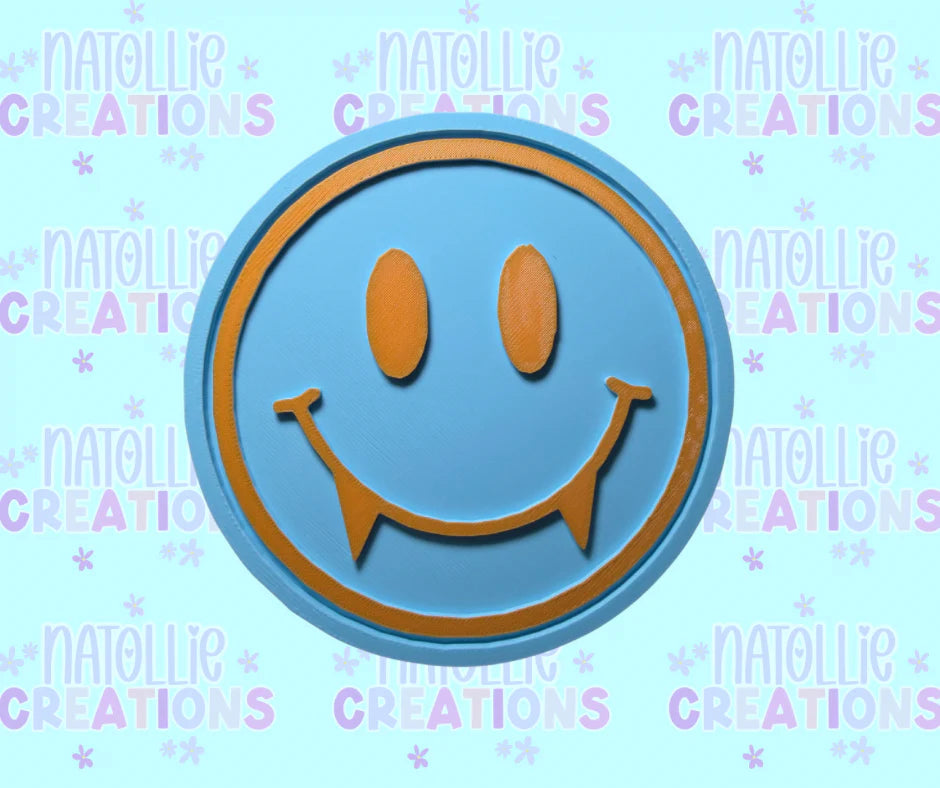 Vampire Smiley Insert Freshie Silicone Mold