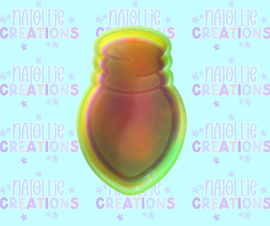 Christmas Lightbulb Freshie Silicone Mold
