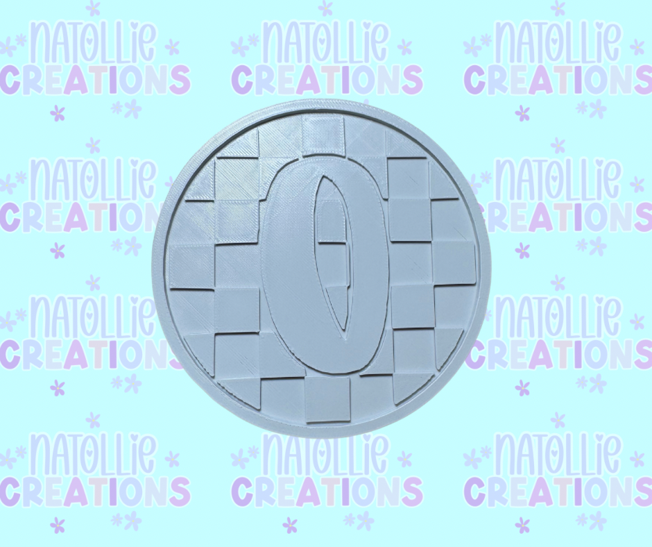 Checkered Alphabet Insert Freshie Silicone Mold