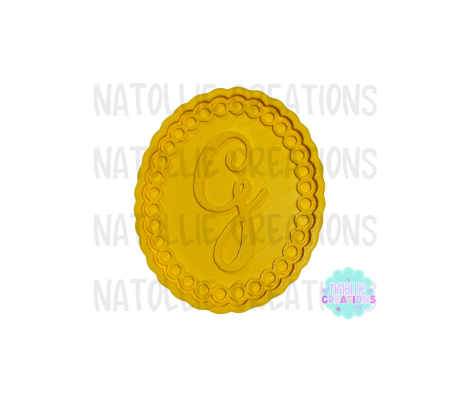 Turquoise Beaded Oval + Inserts Freshie Silicone Mold