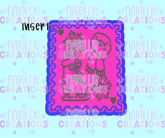Skate Stamp Insert Freshie Silicone Mold