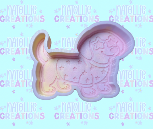4th Of July Weiner Dog Freshie Silicone Mold