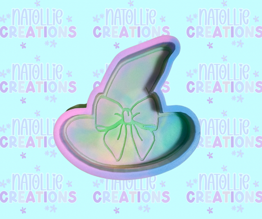 Witch Hat W/ Bow Freshie Silicone Mold
