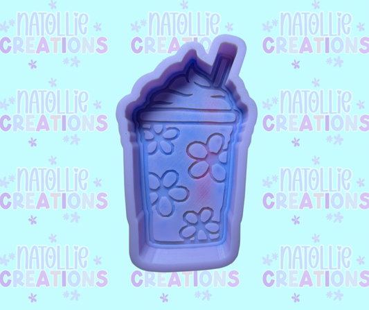 Floral Frappe Freshie Silicone Mold