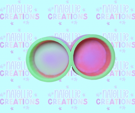 2” Round / Circle Vent Clip Freshie Silicone Mold