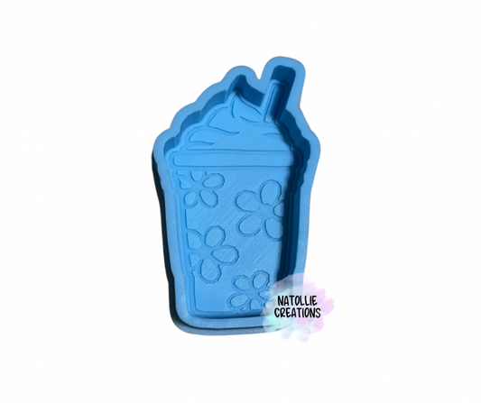 Floral Frappe Freshie Silicone Mold
