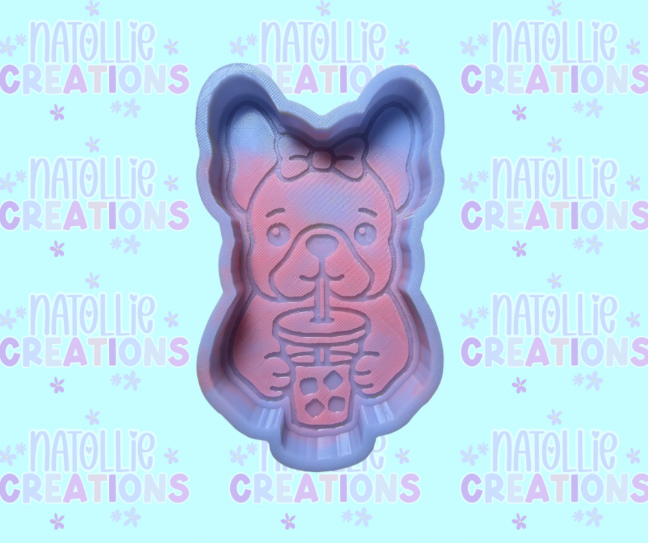 Frenchie - Iced Coffee Freshie Silicone Mold