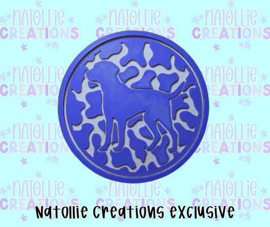 Camo Dog Insert Freshie Silicone Mold