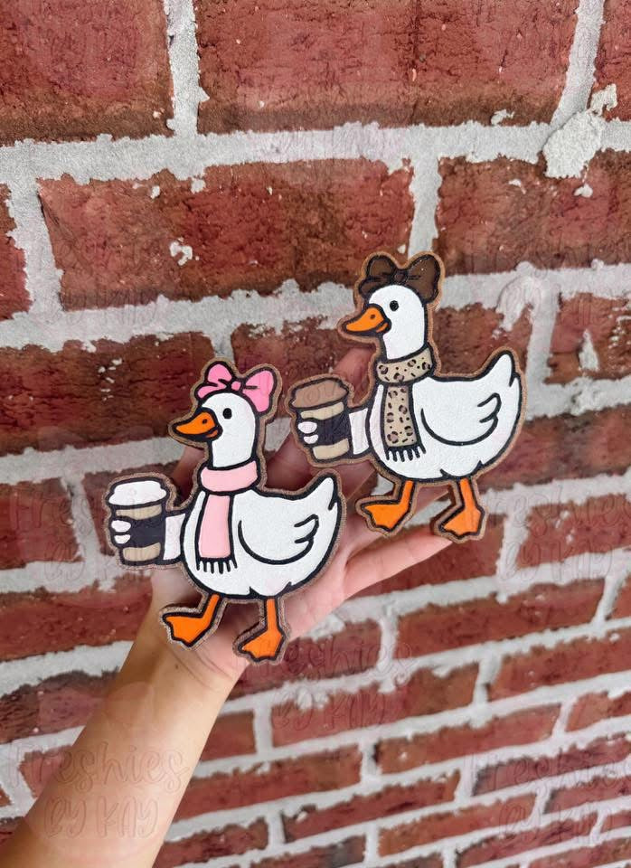 Fall Goose Freshie Silicone Mold