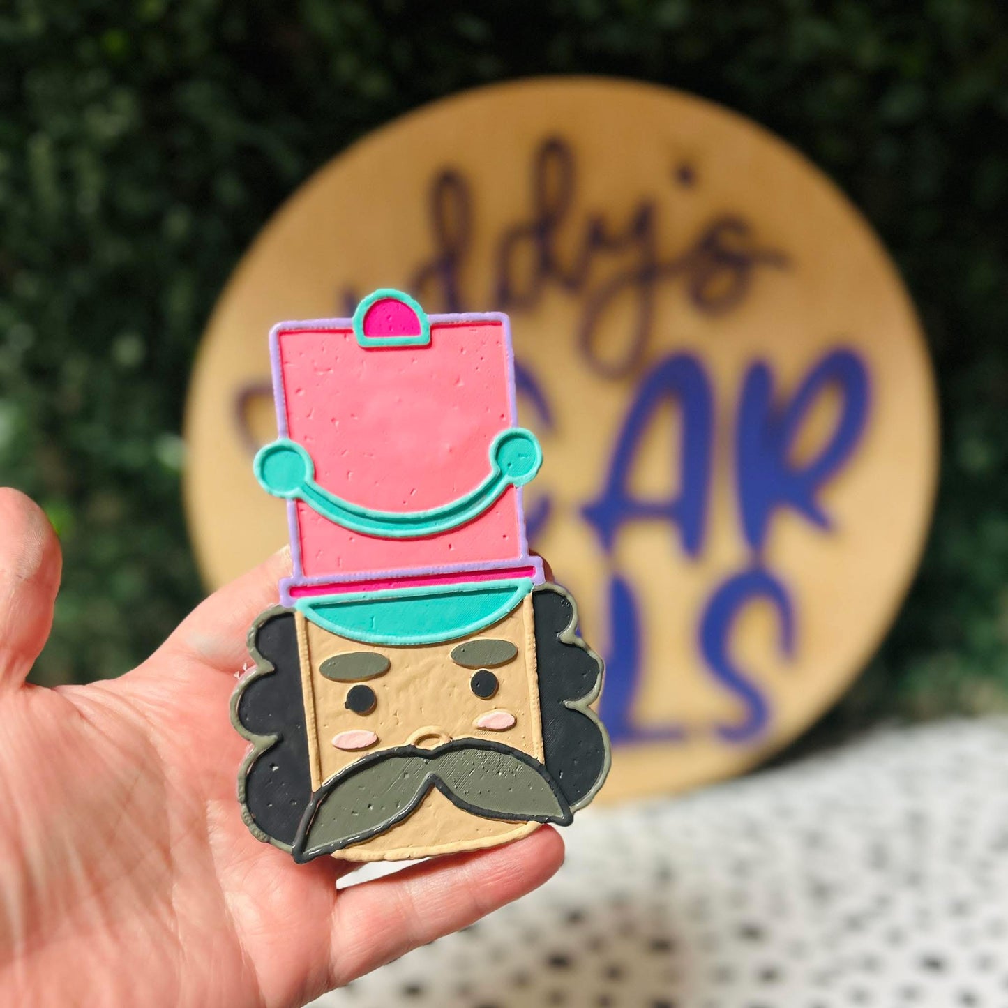 Nutcracker Head Freshie Silicone Mold