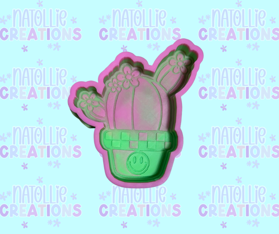 Retro Cactus Freshie Silicone Mold