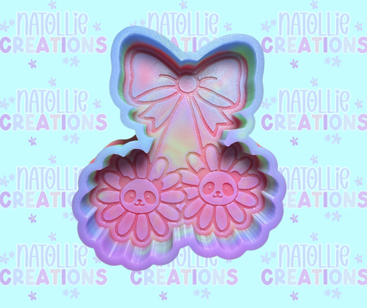 Panda Daisy Cherry Freshie Silicone Mold