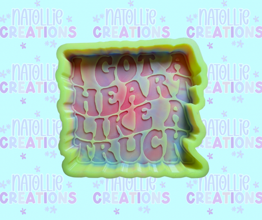 I Got A Heart Like A Truck Freshie Silicone Mold