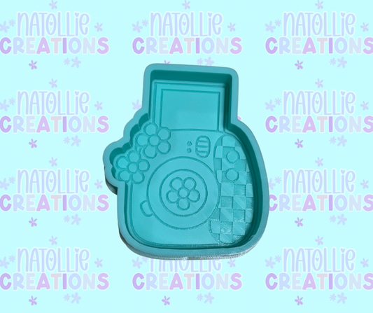 Checkered Polaroid Freshie Silicone Mold