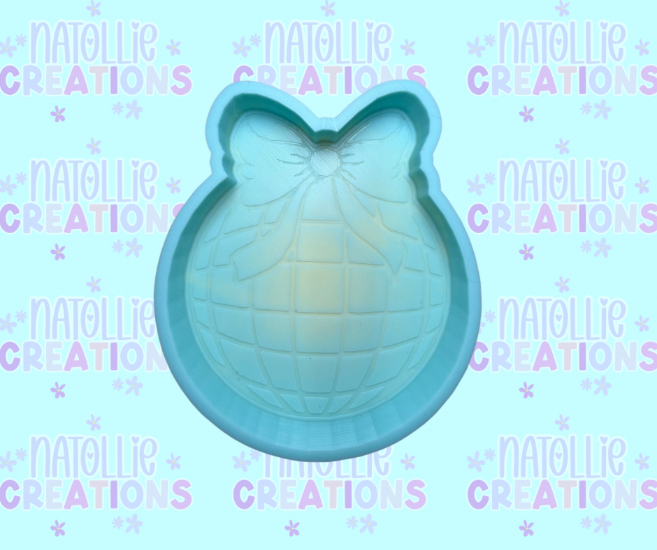 Disco W/ Bow Freshie Silicone Mold
