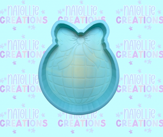 Disco W/ Bow Freshie Silicone Mold