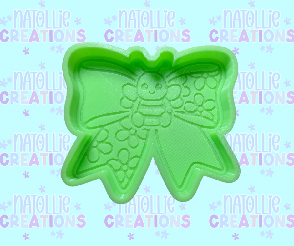 Bee Bow Freshie Silicone Mold