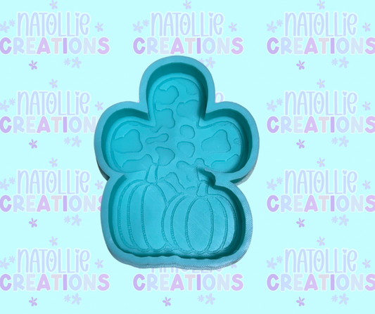 Pumpkin Cross Freshie Silicone Mold