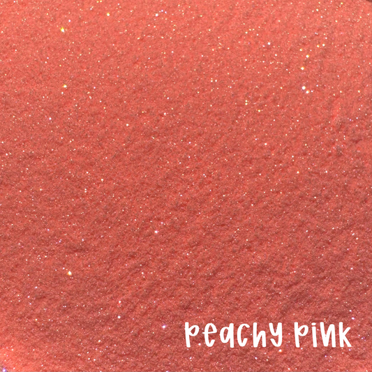 Peachy Pink Glitter Dust