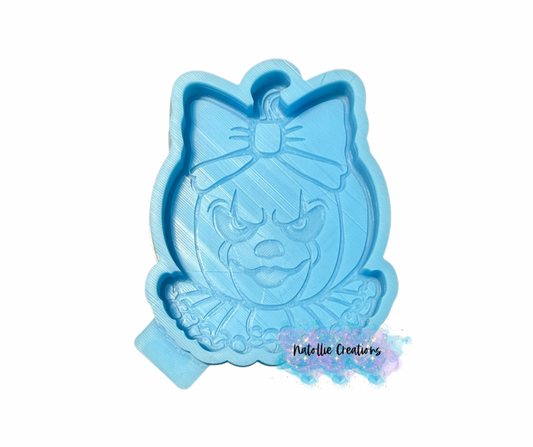 Killer Clown Pumpkin Freshie Silicone Mold