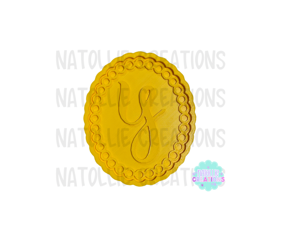 Turquoise Beaded Oval + Inserts Freshie Silicone Mold