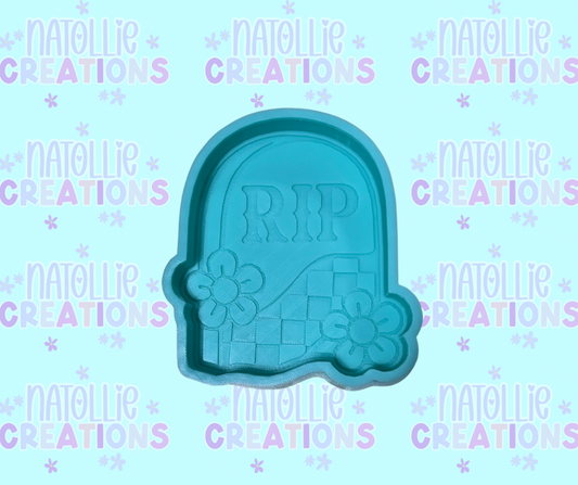 Floral RIP Freshie Silicone Mold