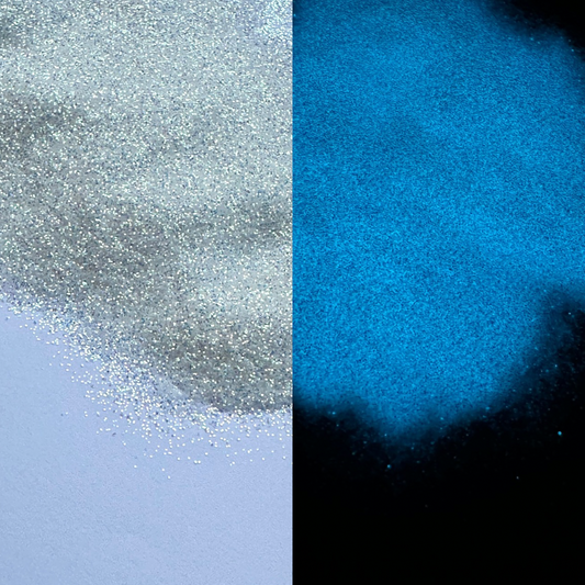 Snow Dust Ultra Fine Glow In The Dark Glitter