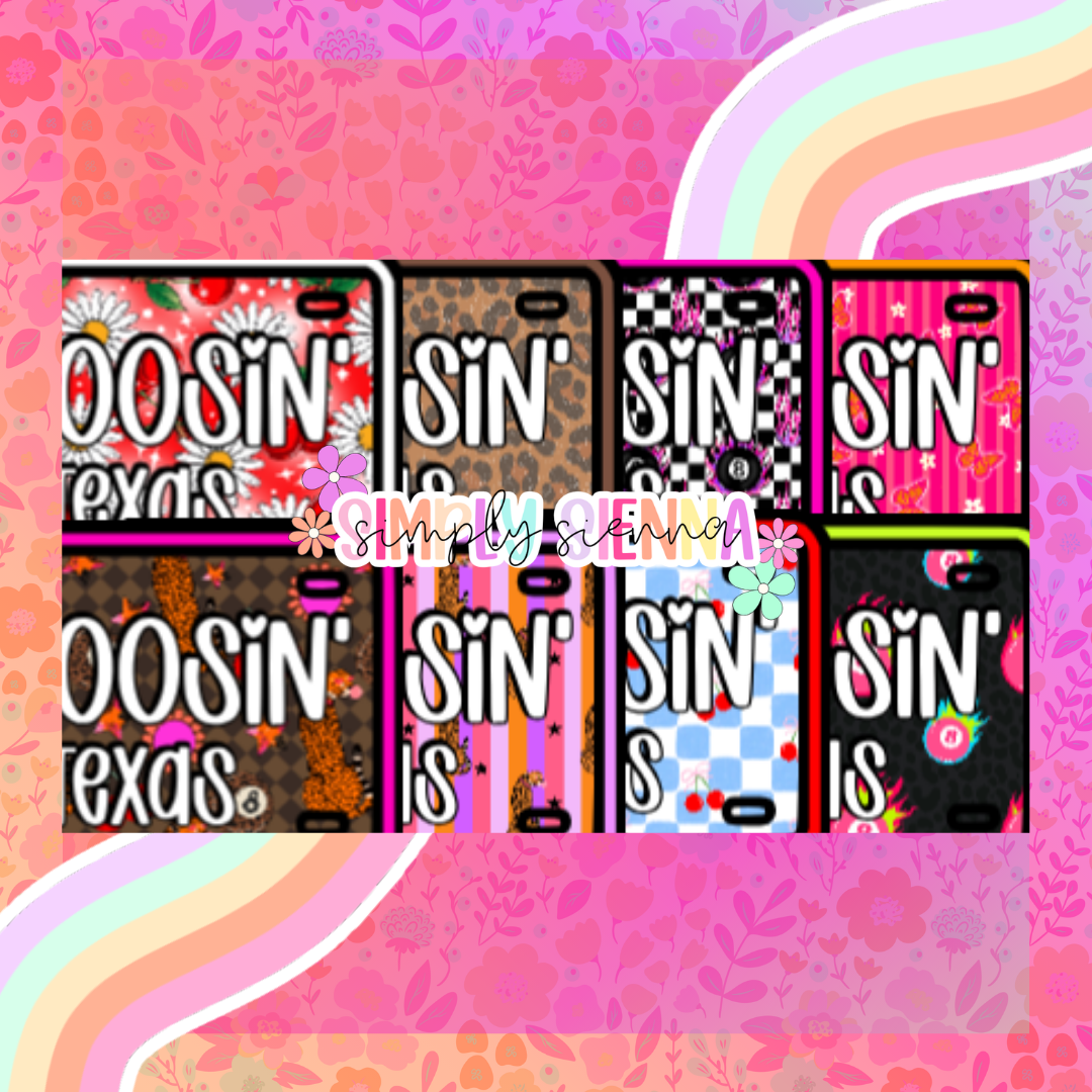 Rectangle Blank - Choosin Texas - NATOLLIE CREATIONS
