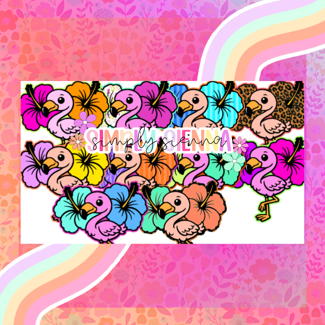 Hibiscus Flamingo - NATOLLIE CREATIONS