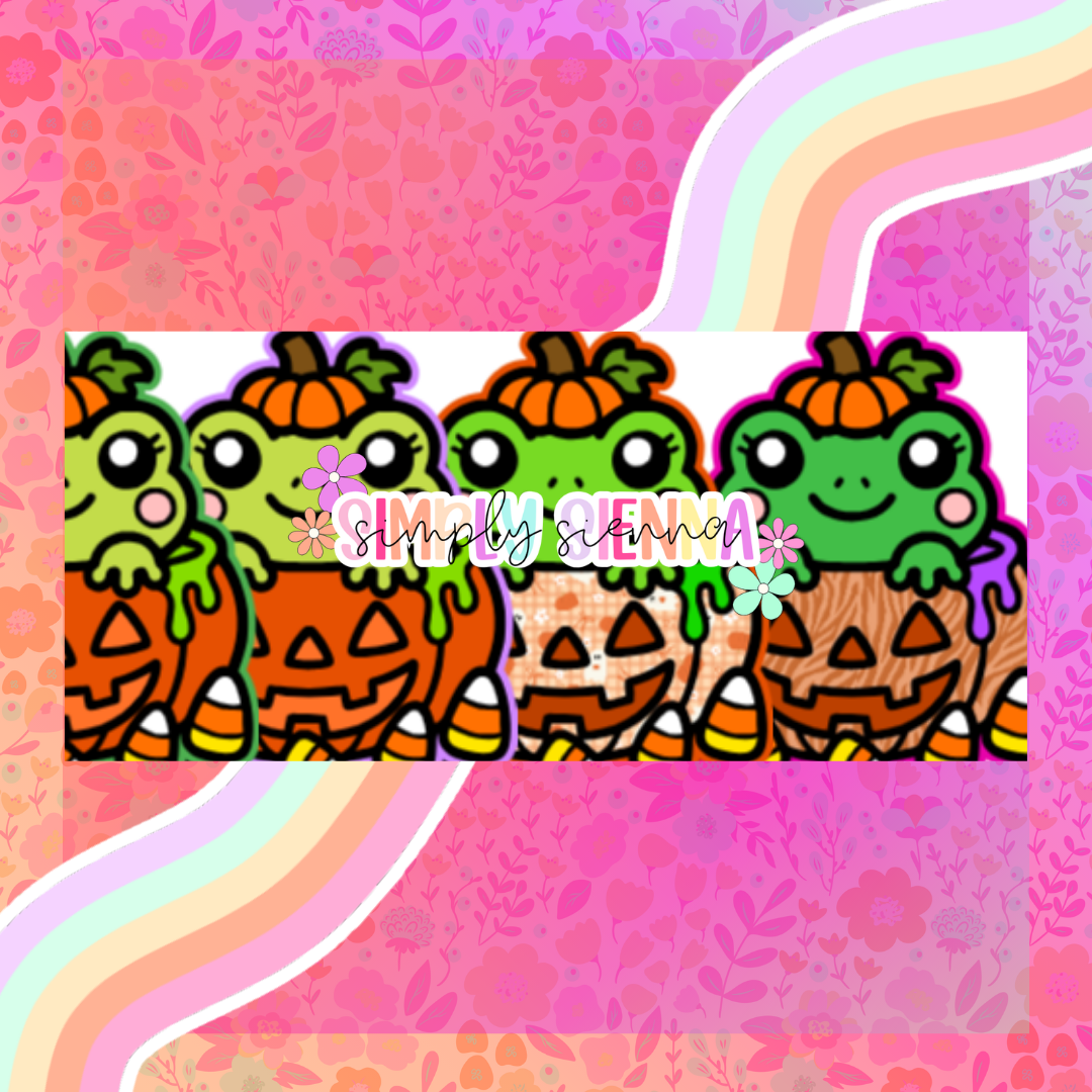 Pumpkin Cauldron Frog - NATOLLIE CREATIONS